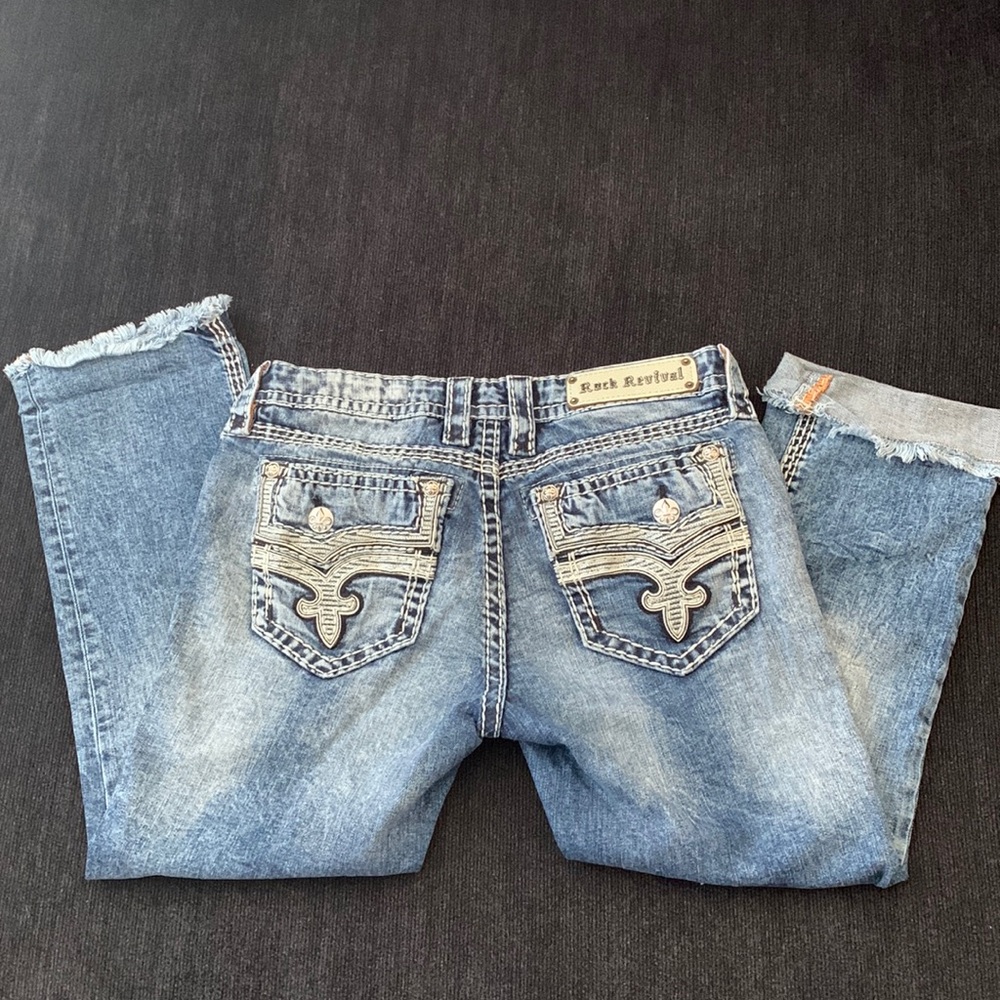 Rock Revival Capris/Crop Jeans 29 Janelle